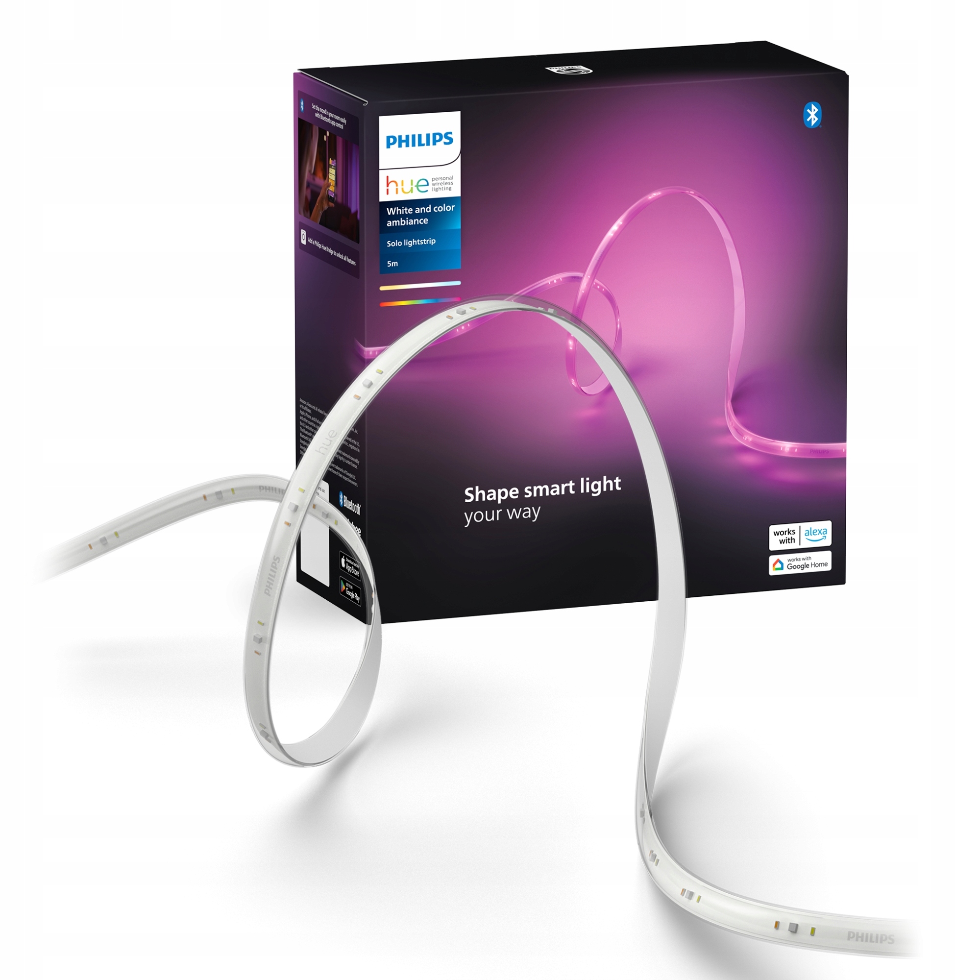 Taśma LED Signify Philips Hue Lightstrip Solo 10m EU – Oświetlenie, które zmienia Twój dom