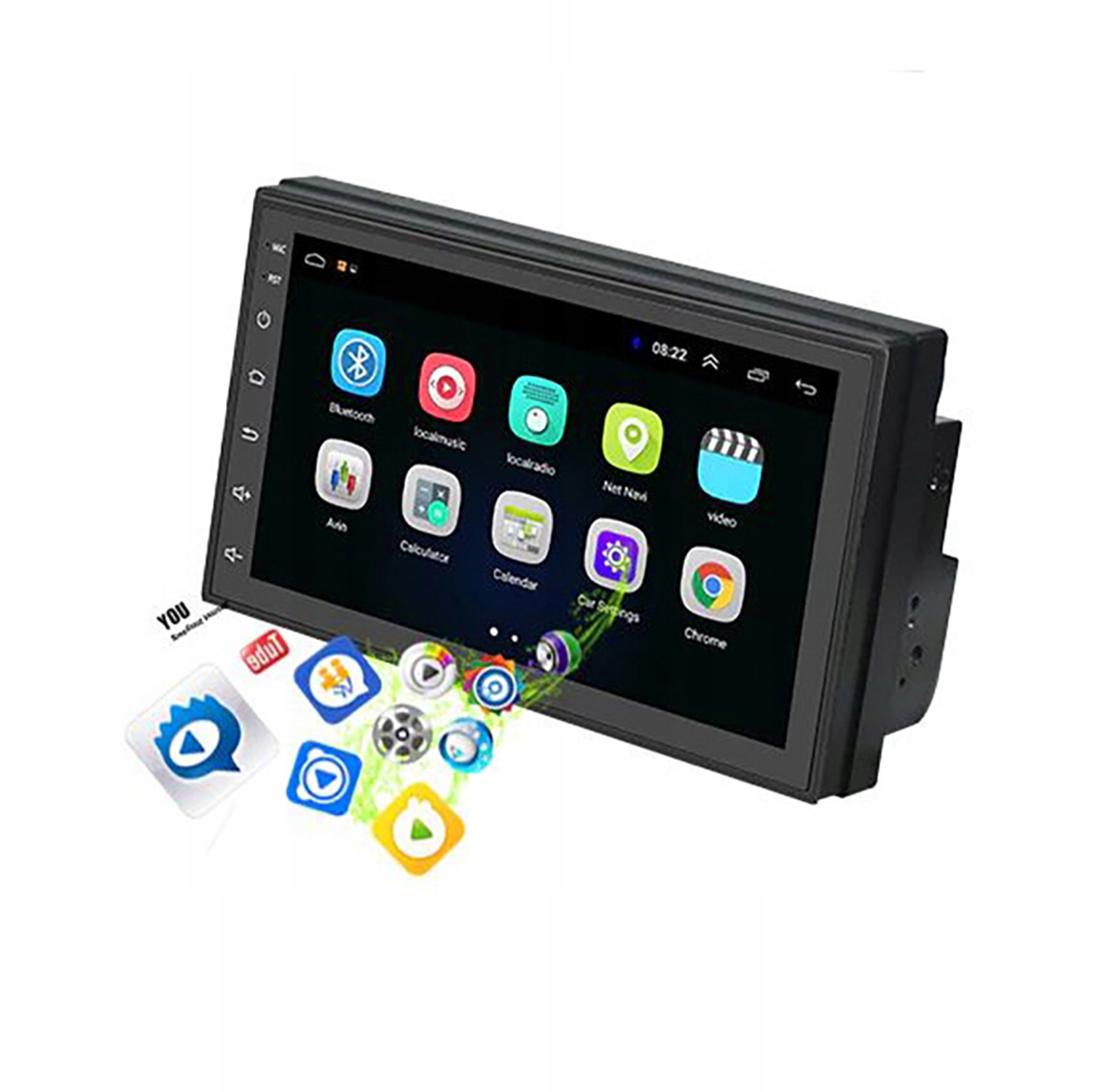 Radio samochodowe ANDROID Bluetooth WiFi USB 2DIN GPS MIKROFON – Nowoczesne rozwiązanie audio do Twojego pojazdu