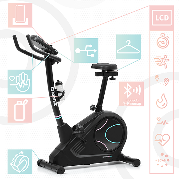 Rower elektryczno-magnetyczny Flame WM Zipro