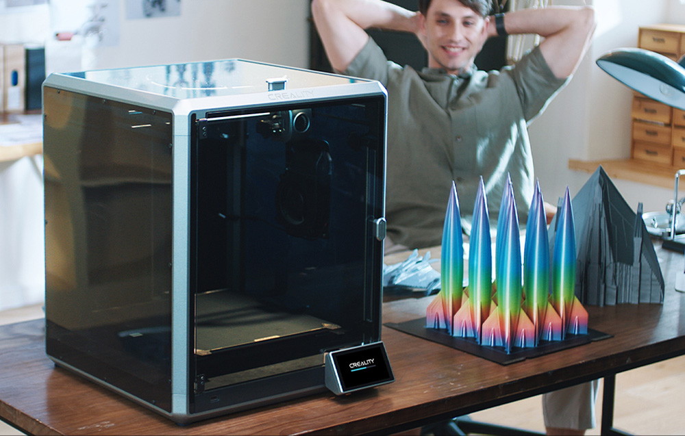 Drukarka 3D Creality K1 Max – szybkie i nowoczesne drukowanie - Inteligentne oprogramowanie Creality OS