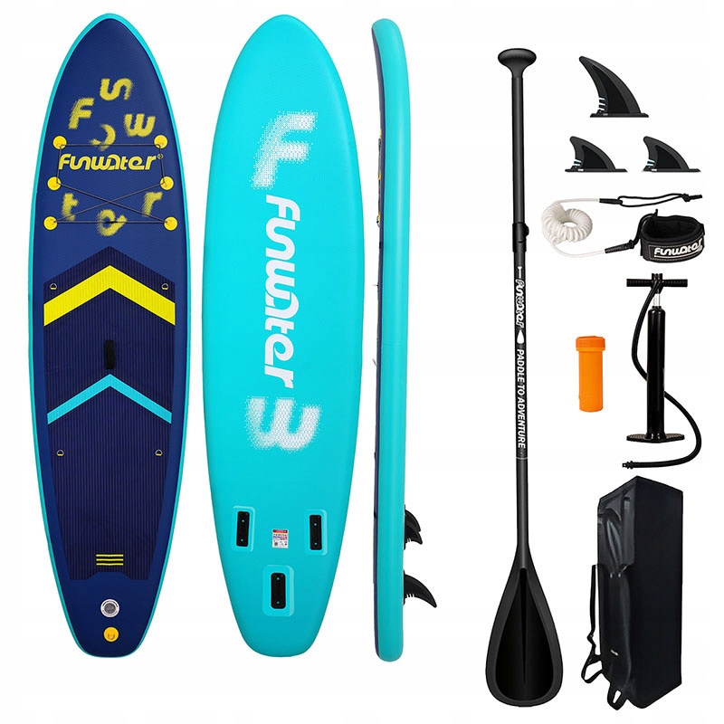FUNWATER Deska SUP do pływania granatowy – Idealny wybór na wodne przygody