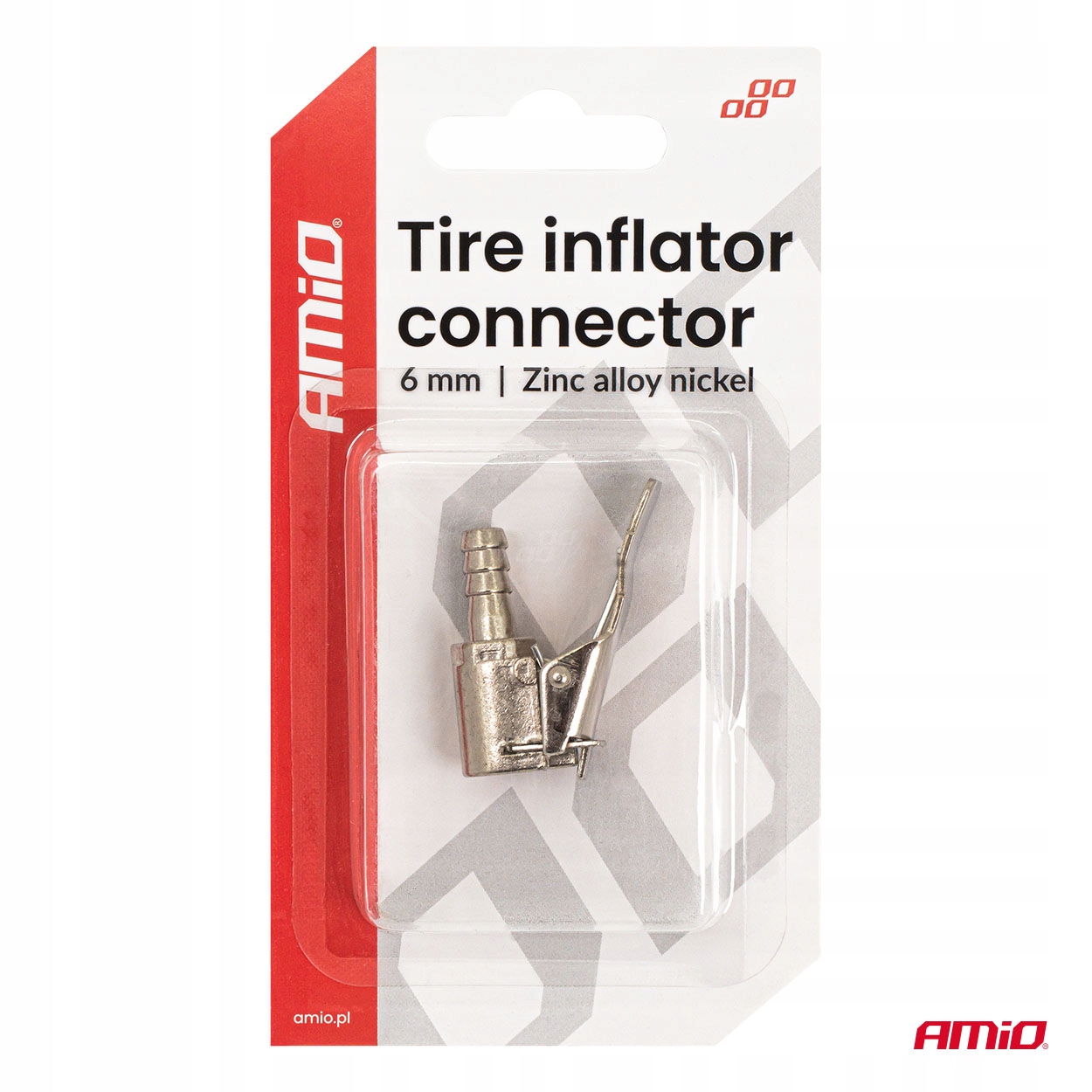 Adapter kompresora 6mm AMIO-04495 – Niezawodne połączenie dla Twojego warsztatu
