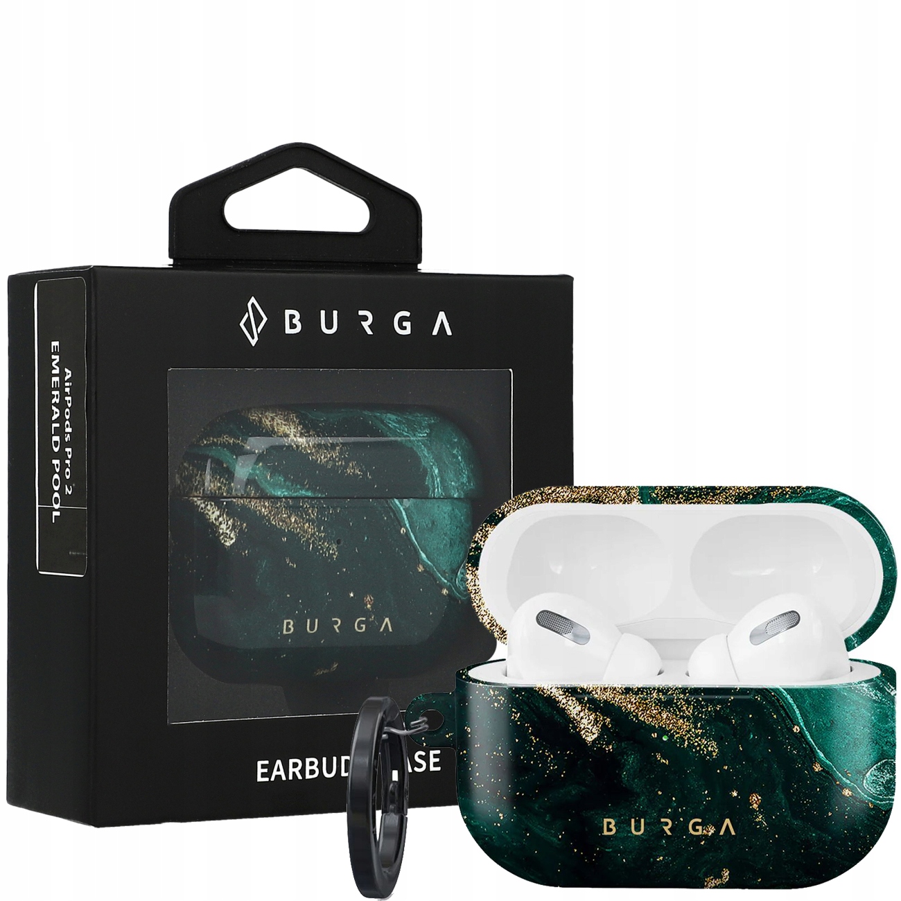 Slowmoose Burga - obudowa ochronna do AirPods Pro 2 (emerald pool)