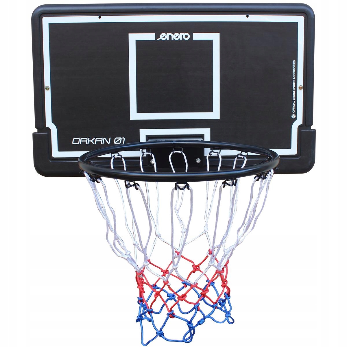 TABLICA DO KOSZYKÓWKI 74x45CM Z OBRĘCZĄ 40CM ORKAN 01 – Idealna do gry w koszykówkę