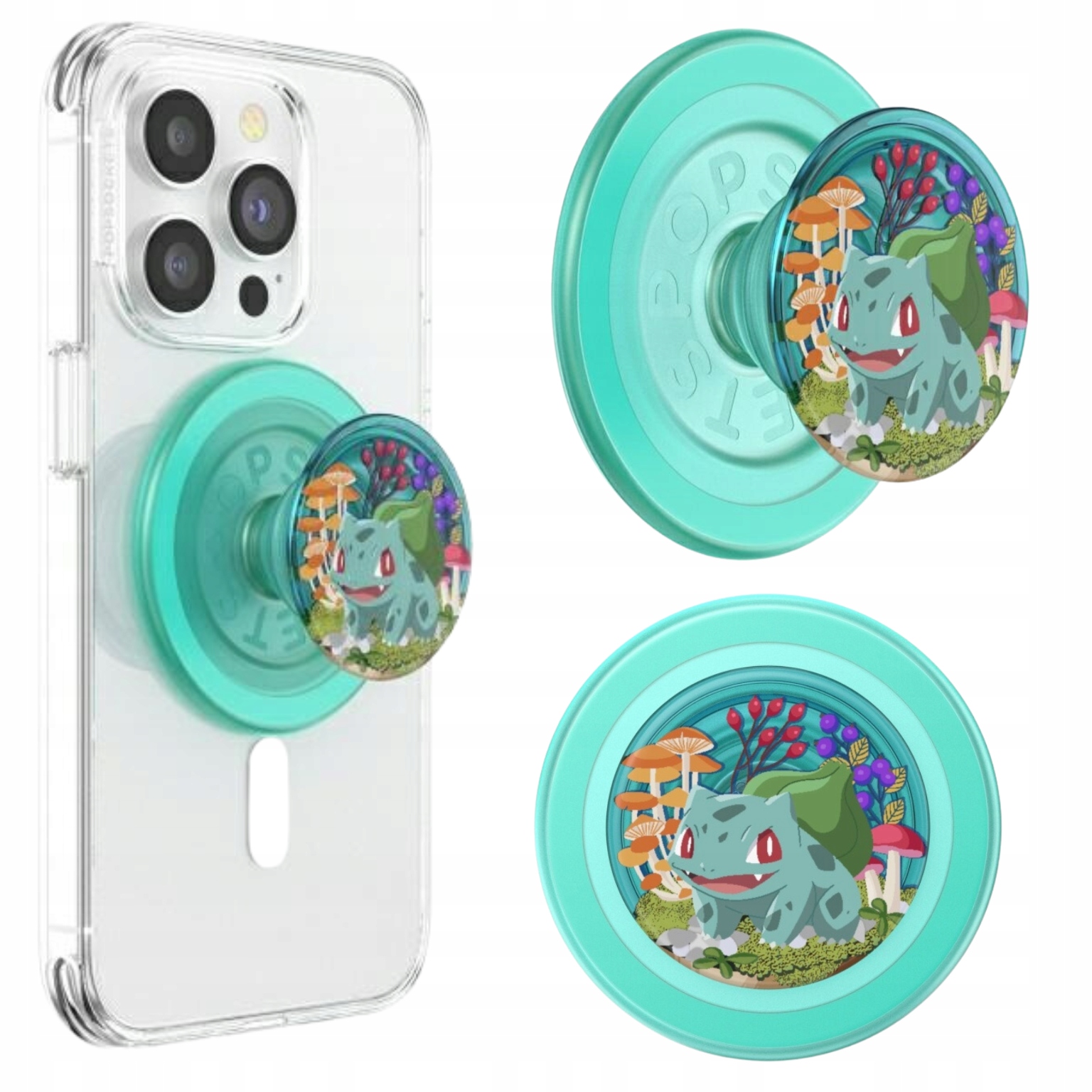 Stylowy design – Motyw Bulbasaur dla fanów Pokemonów
