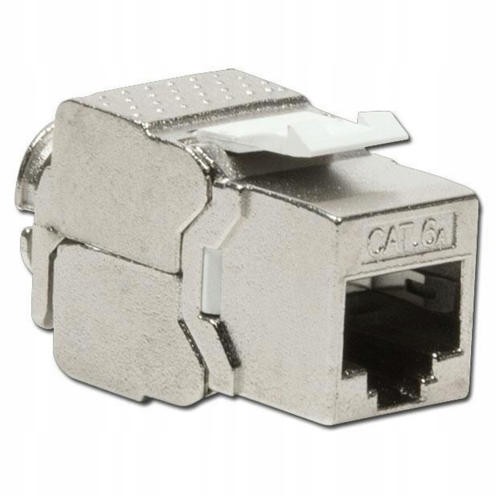Moduł Keystone RJ45 Cat6a 10G beznarzędziowy ekranowany slim – Wysoka jakość i wydajność