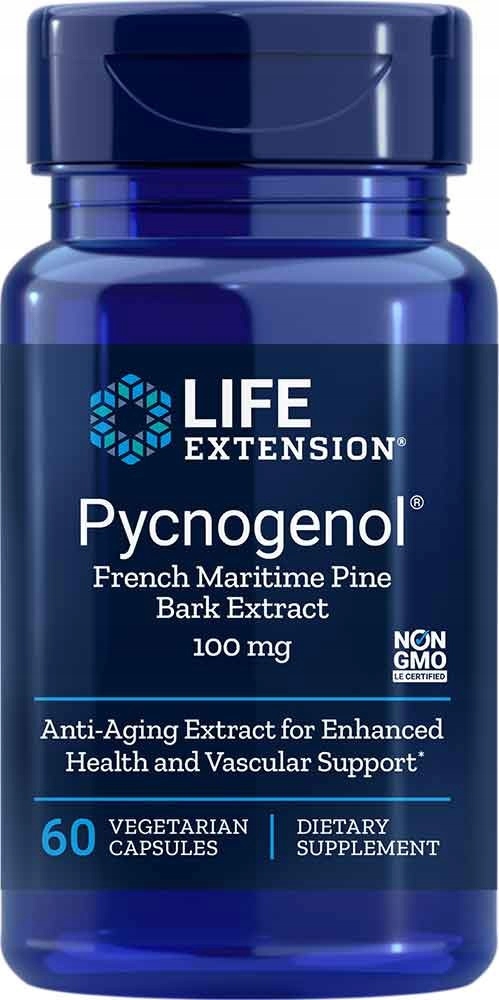 LIFE EXTENSION Pycnogenol Ekstrakt kory sosny morskiej – ochrona przed starzeniem