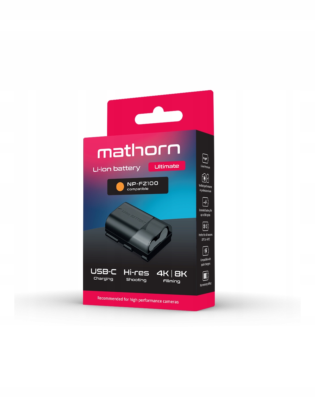 Bateria Mathorn MB-224 Ultimate 2600mAh USB-C – Wydajny zamiennik dla NP-FZ100