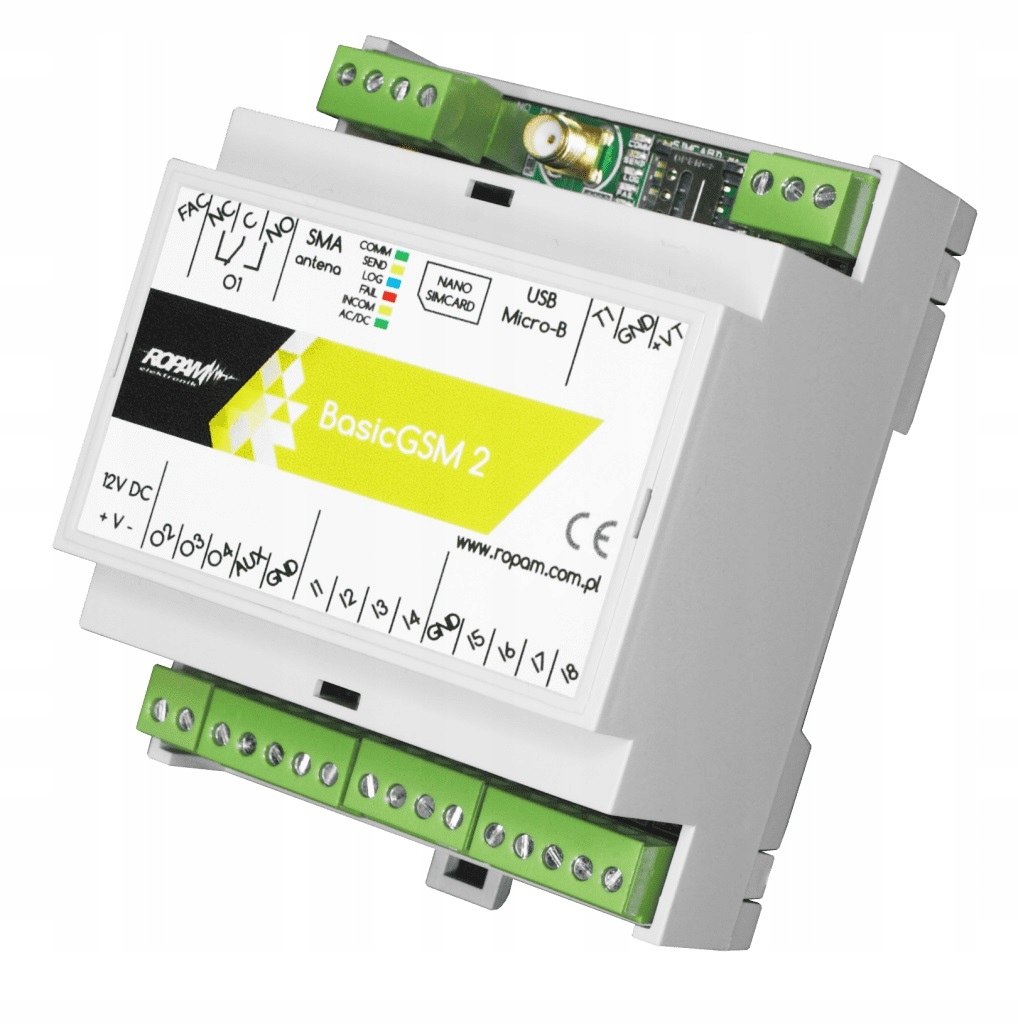 Wbudowany modem GSM/GPRS i automatyczna kontrola kart prepaid