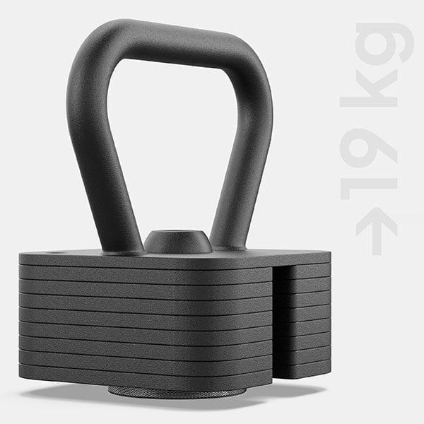 ZIPRO Kettlebell z regulacja obciążenia 19 kg