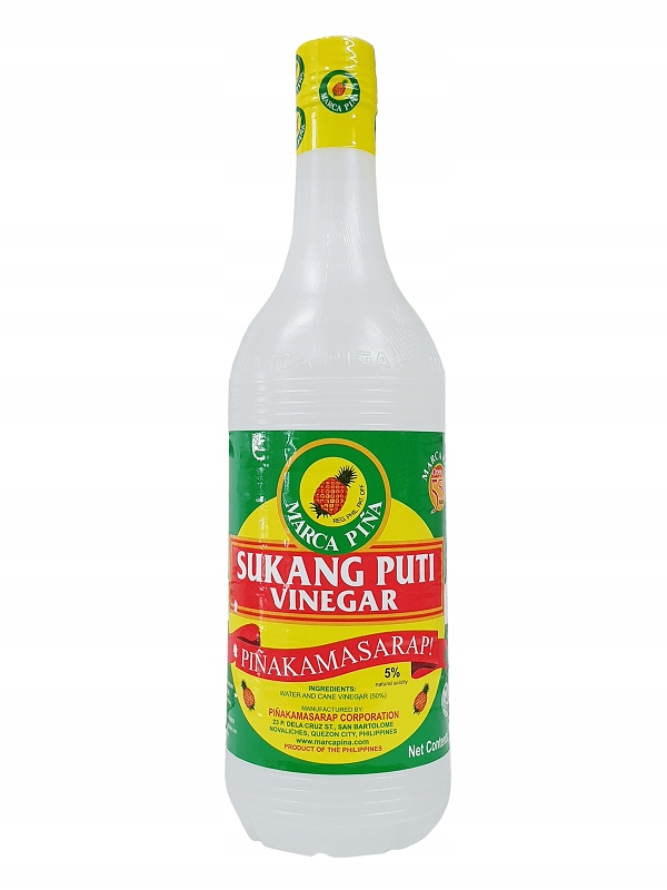 Ocet trzcinowy biały 5% z Filipin Sukang Puti Marca Pina 1l – Doskonały dodatek do potraw