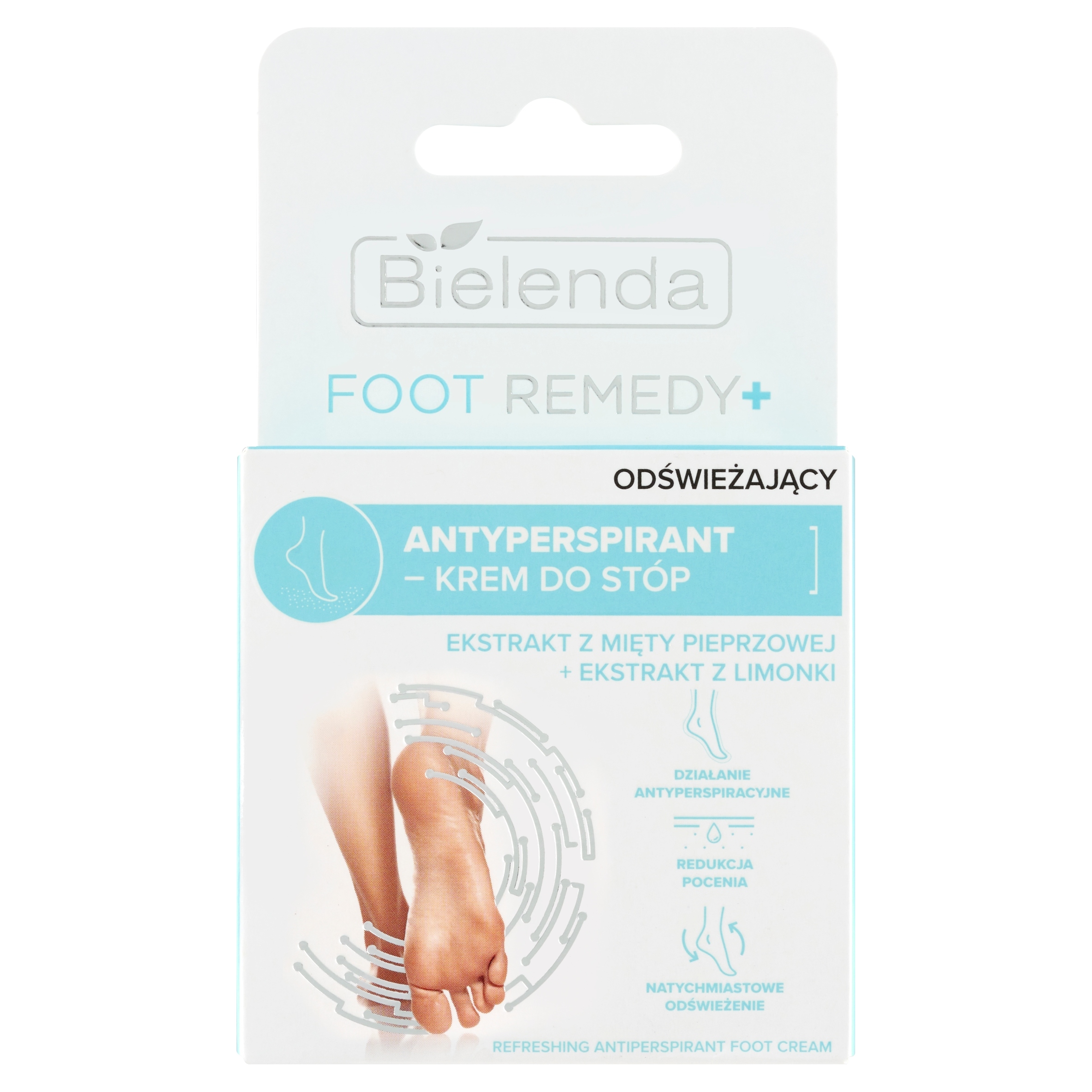 Bielenda Foot Remedy – Odświeżający antyperspirant-krem do stóp 50ml