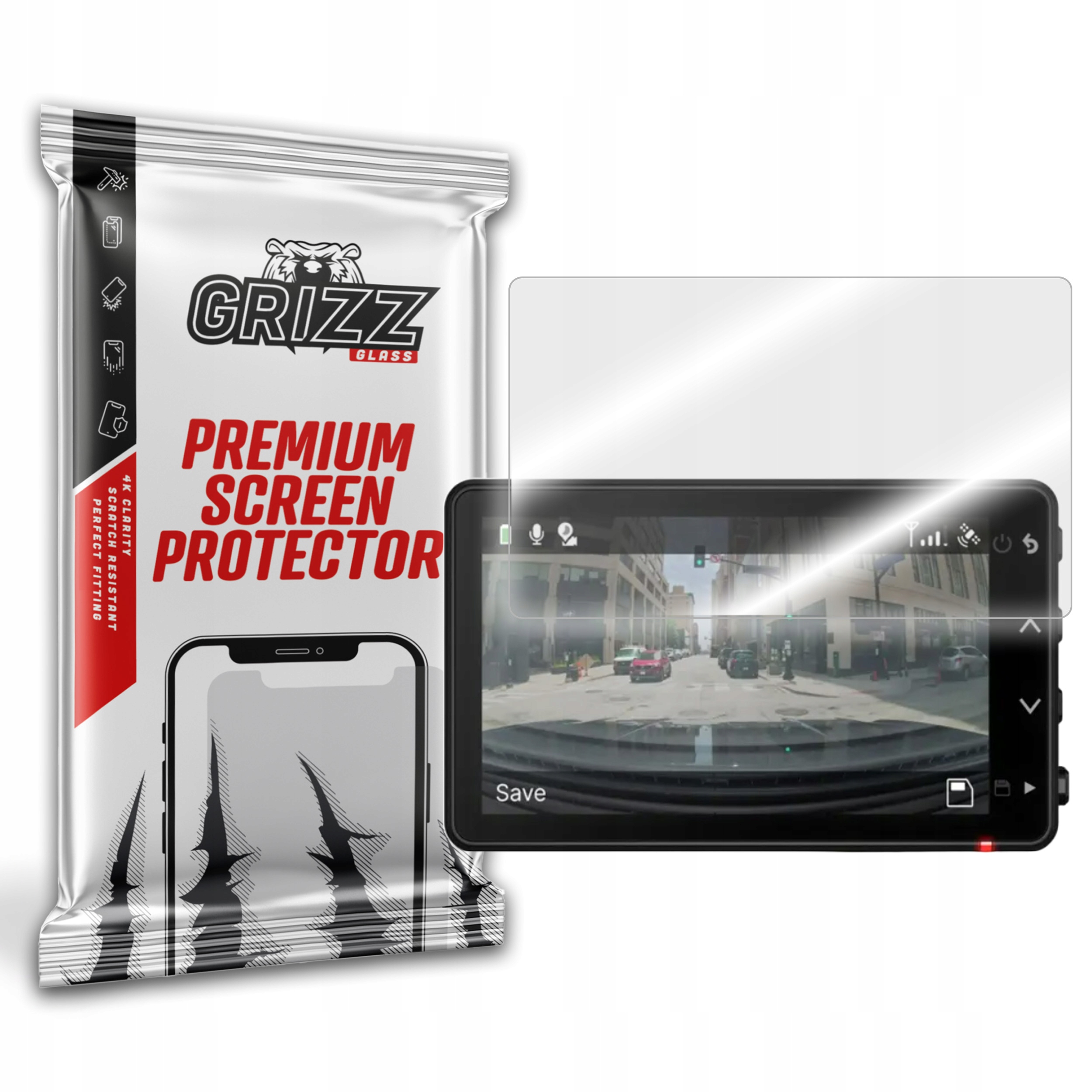 GrizzGlass Szkło hybrydowe GrizzGlass HybridGlass Garmin Dash Cam Live – Ochrona Twojego urządzenia