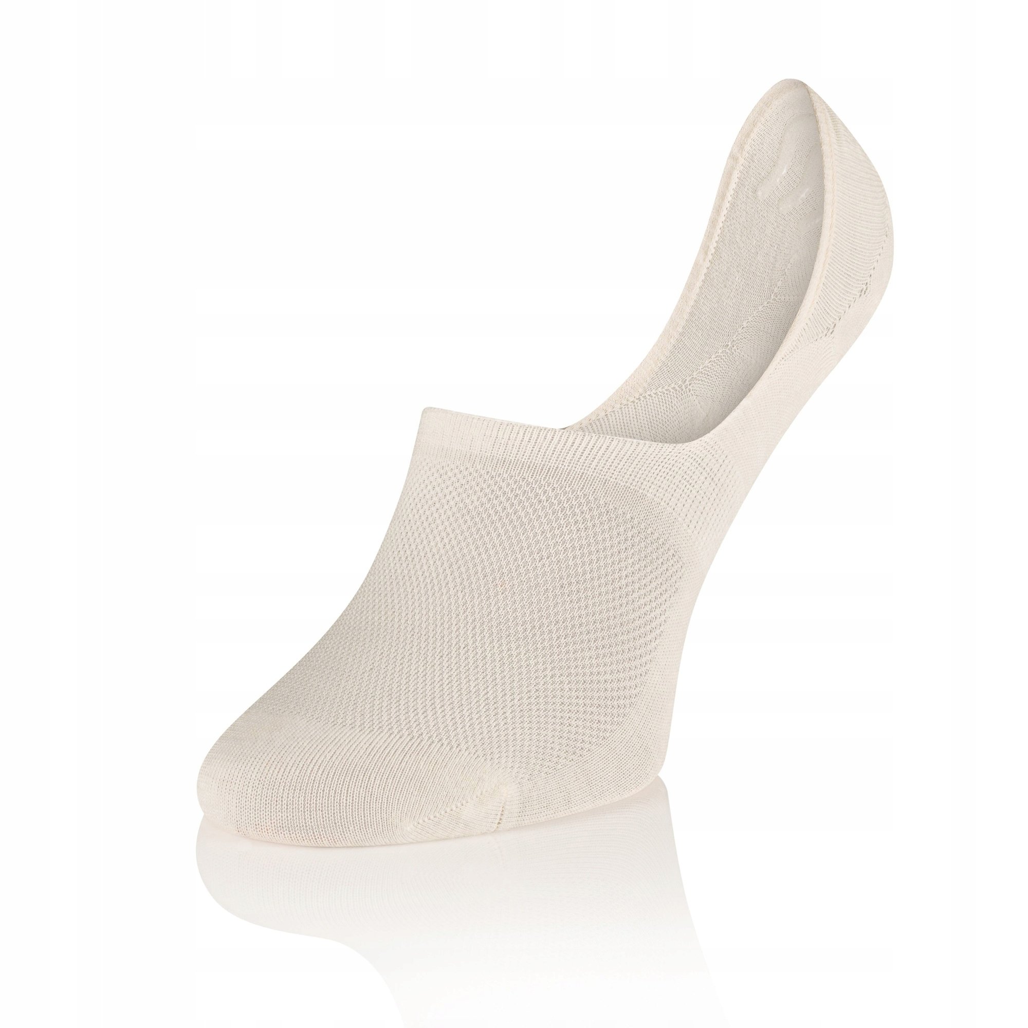 Skarpetki stopki Brubeck Merino Wool Unisex – Komfort i styl w kremowym kolorze