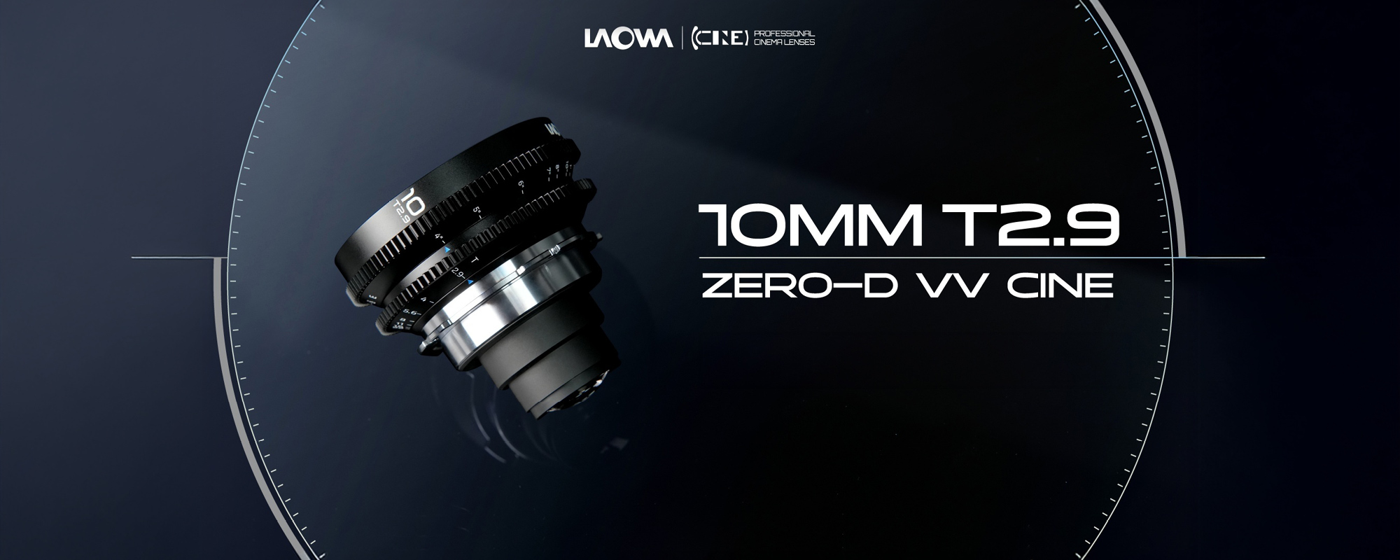 width=100% Obiektyw Laowa VV 10mm T2,9 Zero-D Cine - Arri LPL - zdjęcie produktowe
