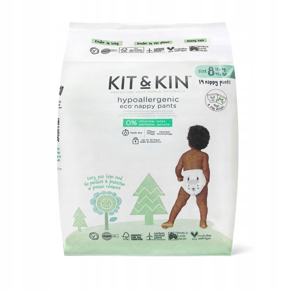Kit and Kin Pieluchomajtki Nappy Pants 8 YP2 – Komfort i bezpieczeństwo dla Twojego dziecka