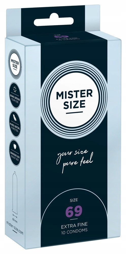 Prezerwatywy Mister Size 69 mm – Idealne dopasowanie dla maksymalnej przyjemności