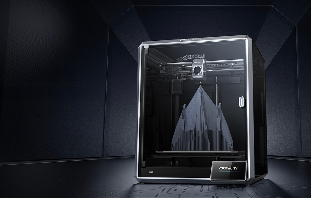 Drukarka 3D Creality K1 Max – szybkie i nowoczesne drukowanie - Lekka głowica i wysoka precyzja ruchu