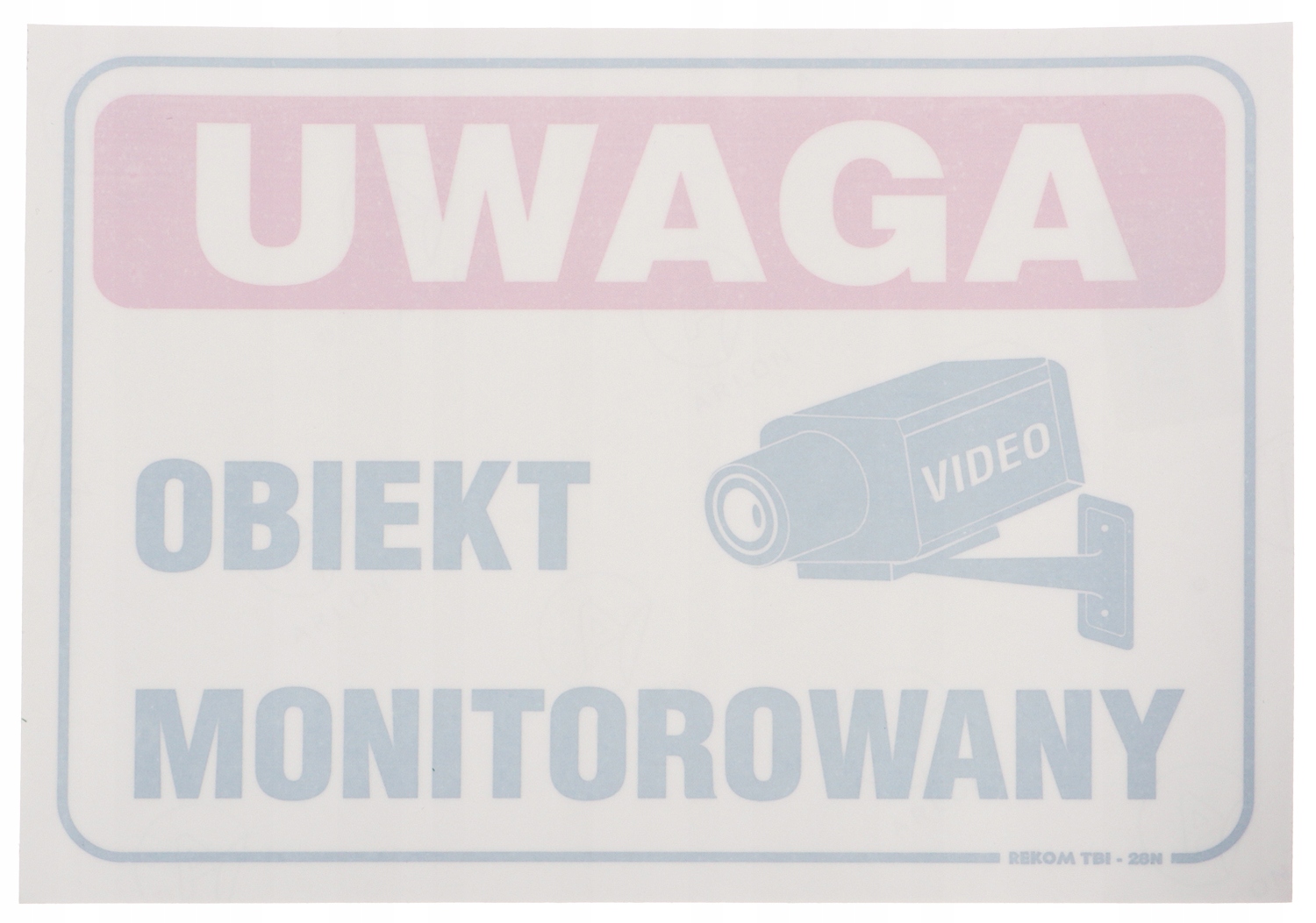 Samoprzylepna naklejka rewersowa