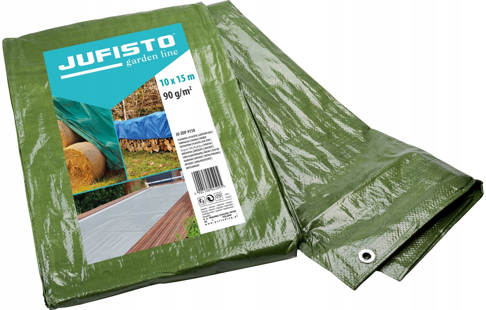 Plandeka 10x15 m 90 g – Idealna ochrona dla Twojego ogrodu i nie tylko