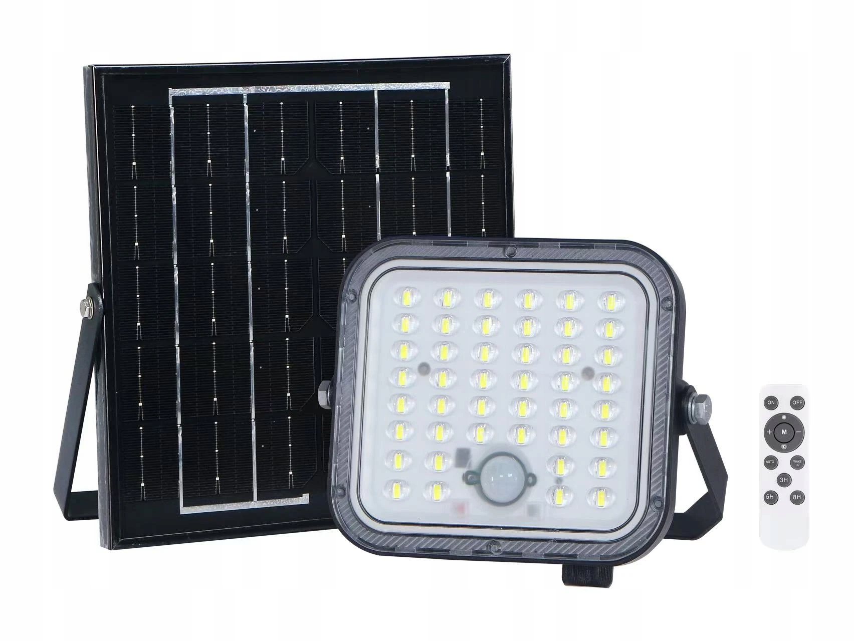 LED projektor z panelem słonecznym i czujnikiem ruchu LUNIR – Oświetlenie, które działa wszędzie