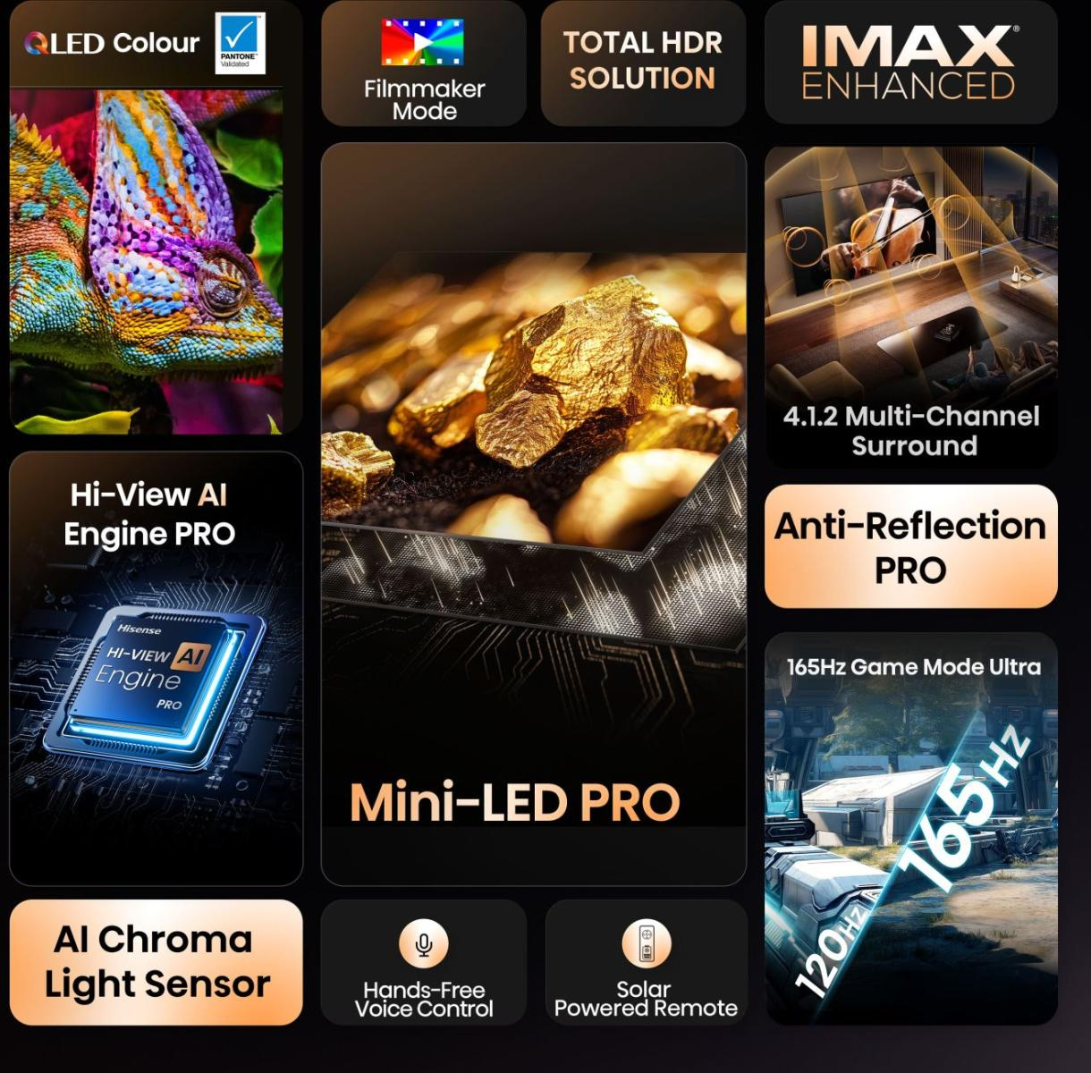 Telewizor Hisense U8Q 55'' 4K UHD – Nowoczesna jakość obrazu