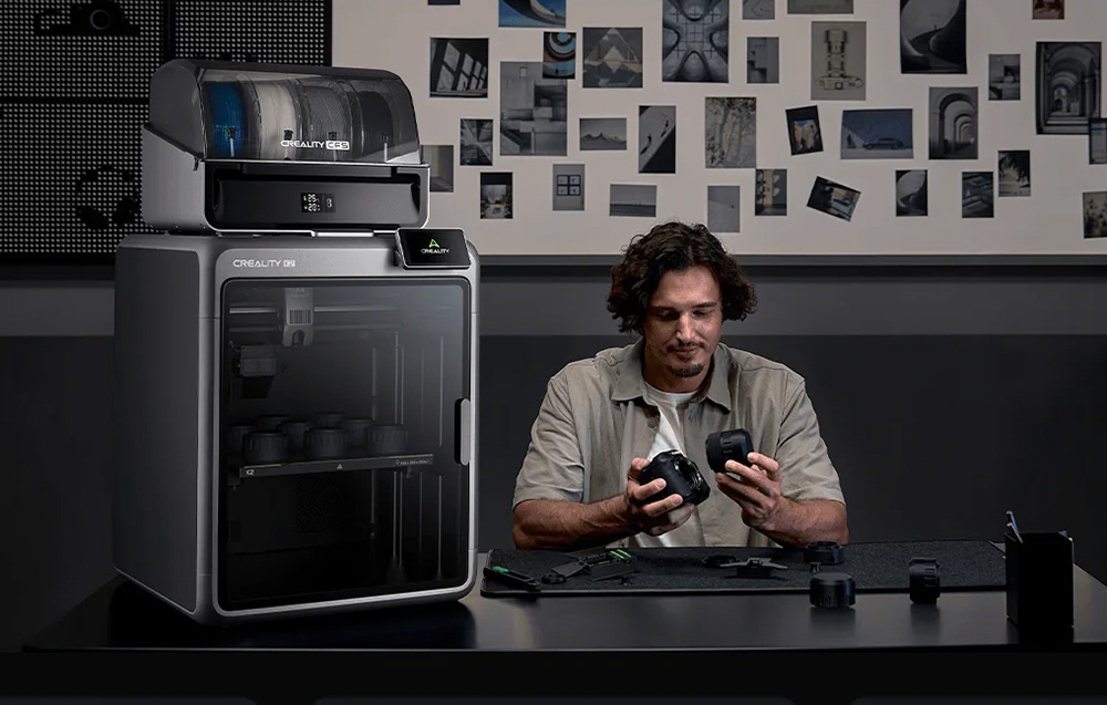 Drukarka 3D Creality K2 Combo - Wysoka prędkość i precyzja wykonania