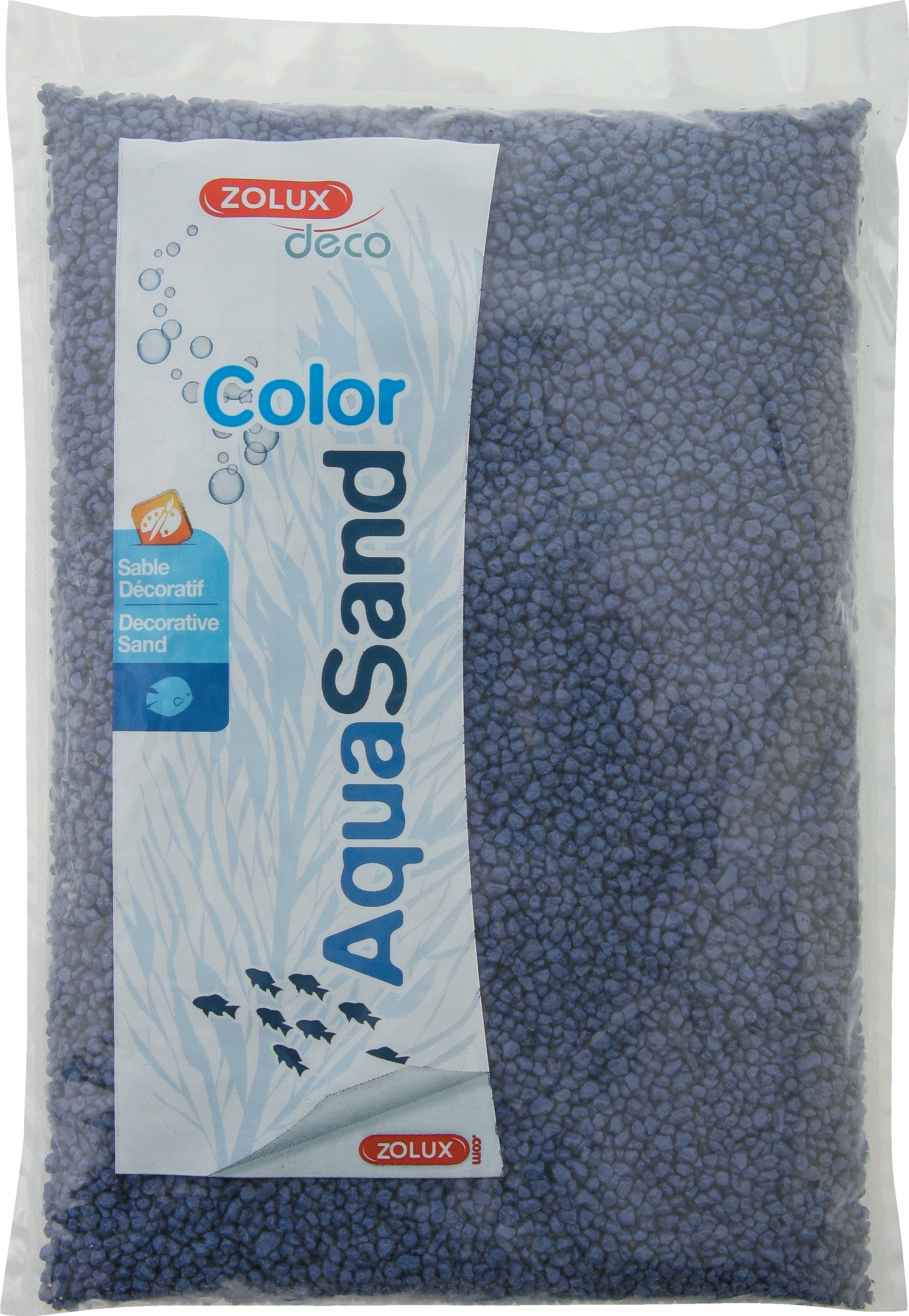 Żwirek do akwarium Aquasand Color błękit ultramarynowy 1 kg – Ozdobne podłoże dla Twojego akwarium