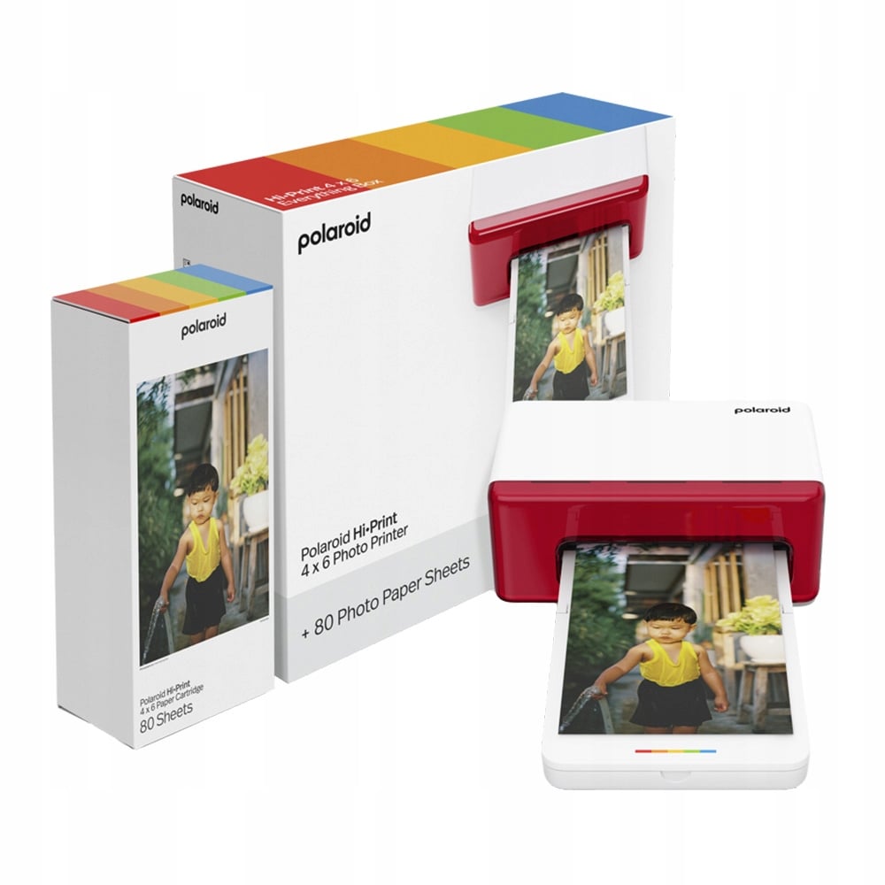 Drukarka fotograficzna Polaroid Hi-Print 4x6 E-box – Wydrukuj swoje wspomnienia w jakości profesjonalnej