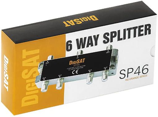 Rozgałęźnik TV DigiSAT  SP46 1x6