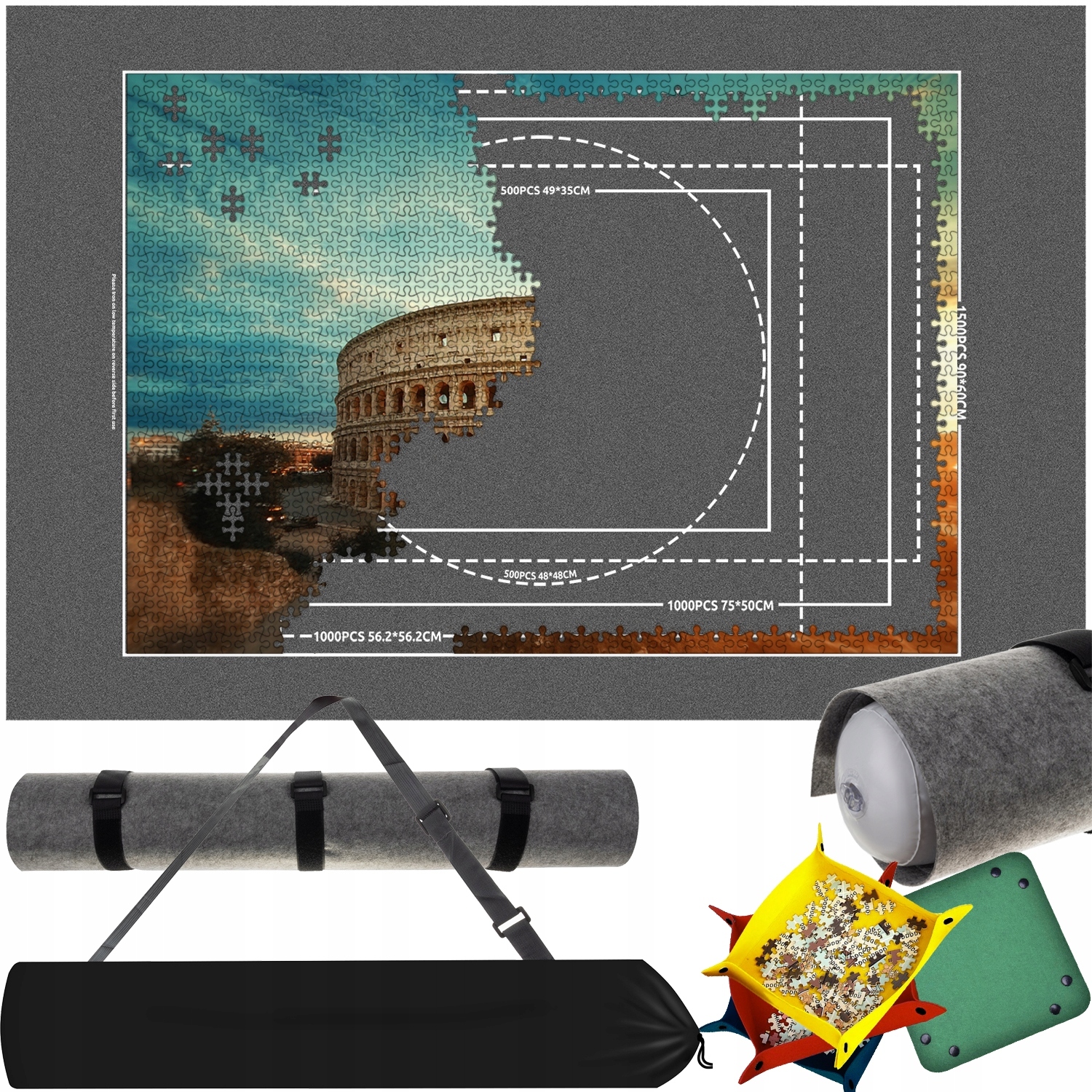 Mata do układania puzzli Malatec 21835 – Idealne rozwiązanie dla miłośników puzzli