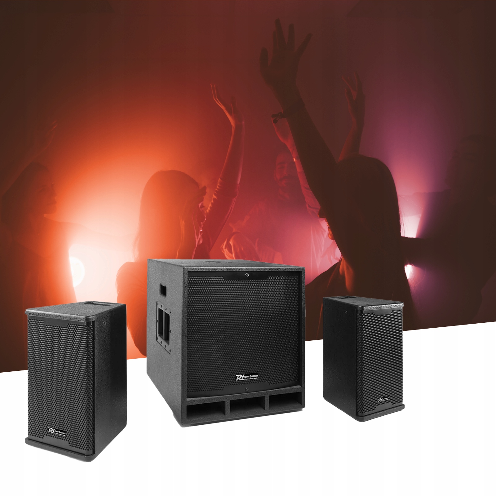 Zestaw nagłośnieniowy ComboSet 1200W – Profesjonalny system dźwiękowy dla mobilnych DJ-ów
