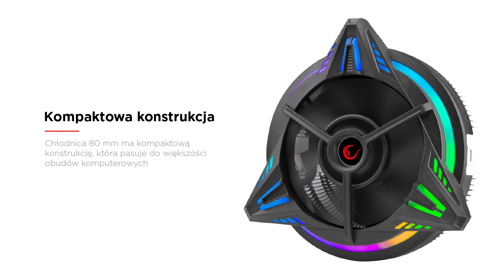 Chłodzenie do komputera gamingowego RGB Rampage 