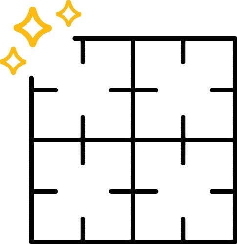 Ruszty żeliwne - gaz na szkle