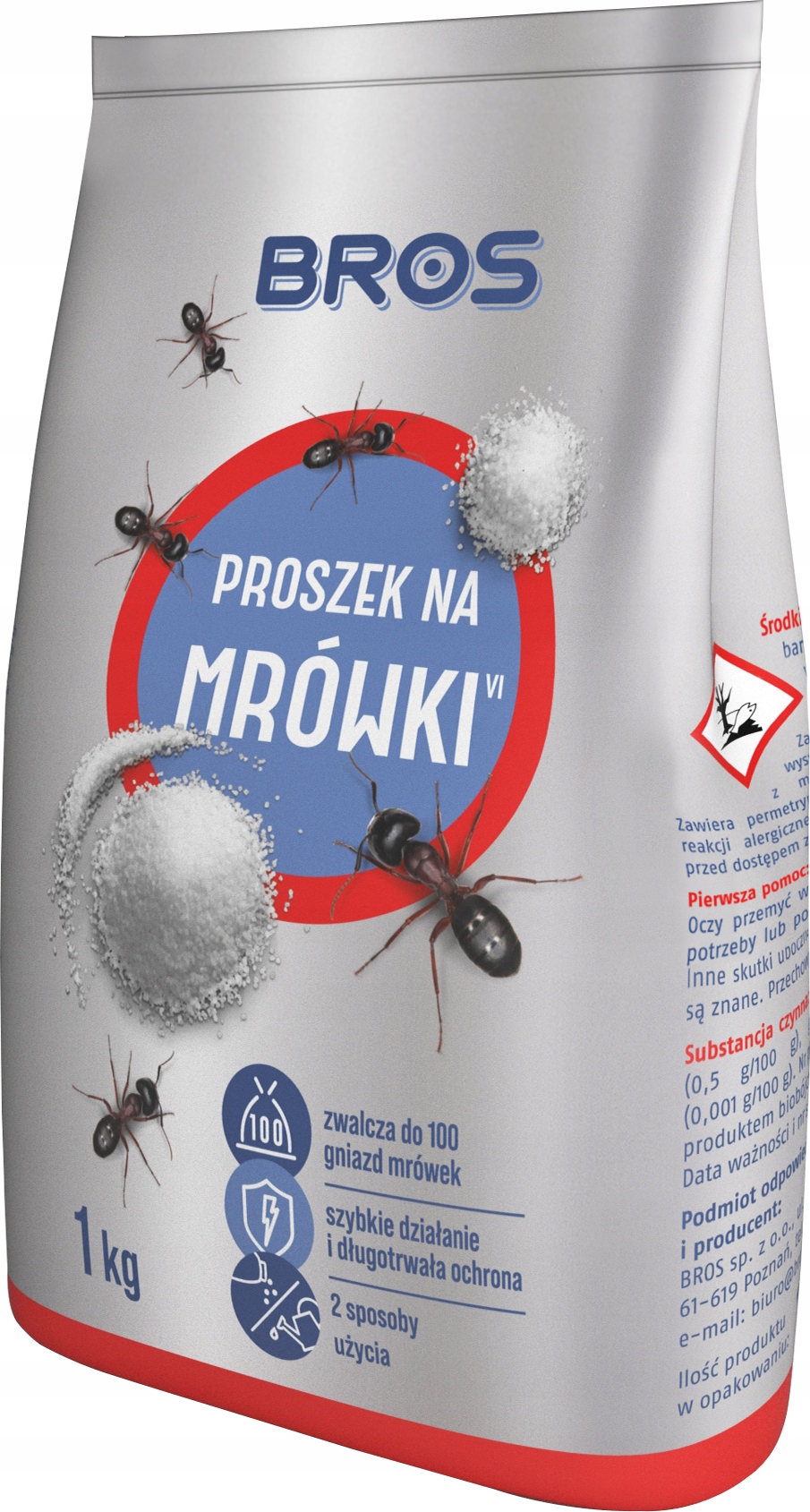 Bros Proszek na mrówki BROS Trutka 1 kg – Skuteczne rozwiązanie w walce z mrówkami