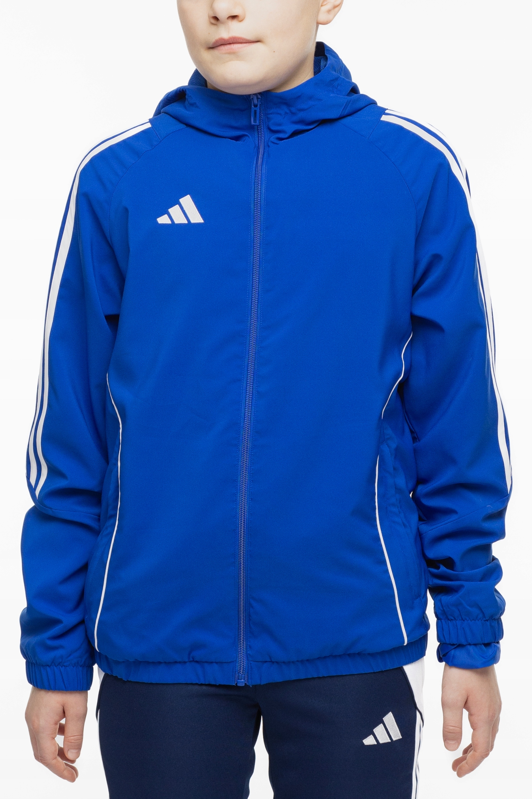 Kurtka dla dzieci adidas Tiro 24 niebieska IM8794 – Idealna na każdą porę roku