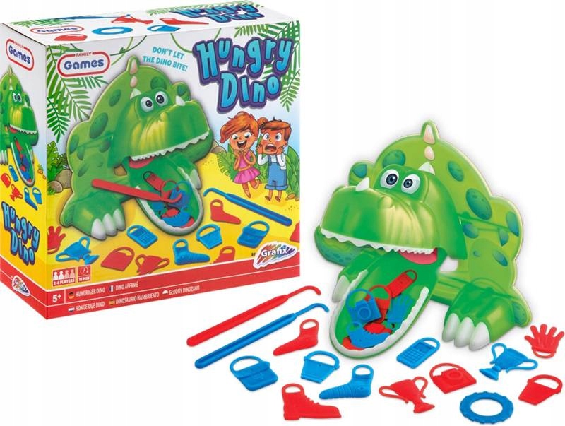 Gra Głodny Dinozaur – Zręcznościowa zabawa dla najmłodszych