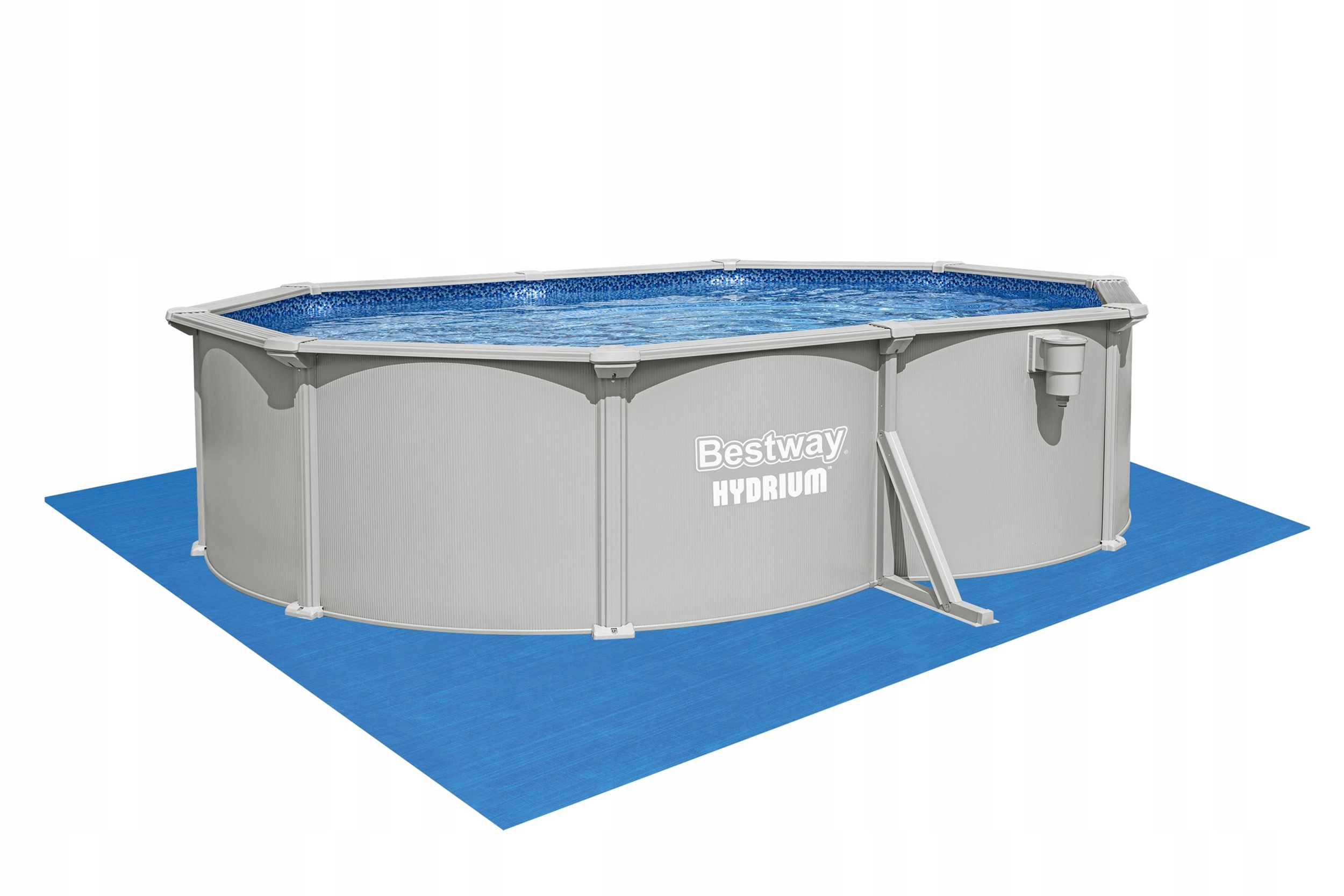 Basen ogrodowy panelowy całoroczny 500x366x122 cm Bestway 56586 – Idealne rozwiązanie do Twojego ogrodu