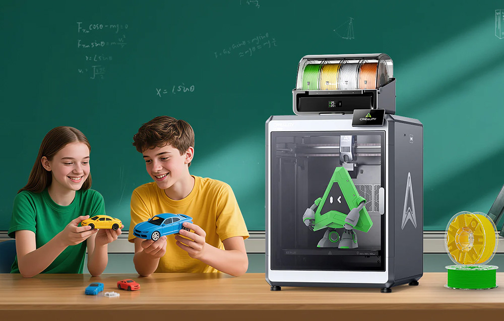 Drukarka 3D Creality K2 Combo - Cicha i komfortowa praca