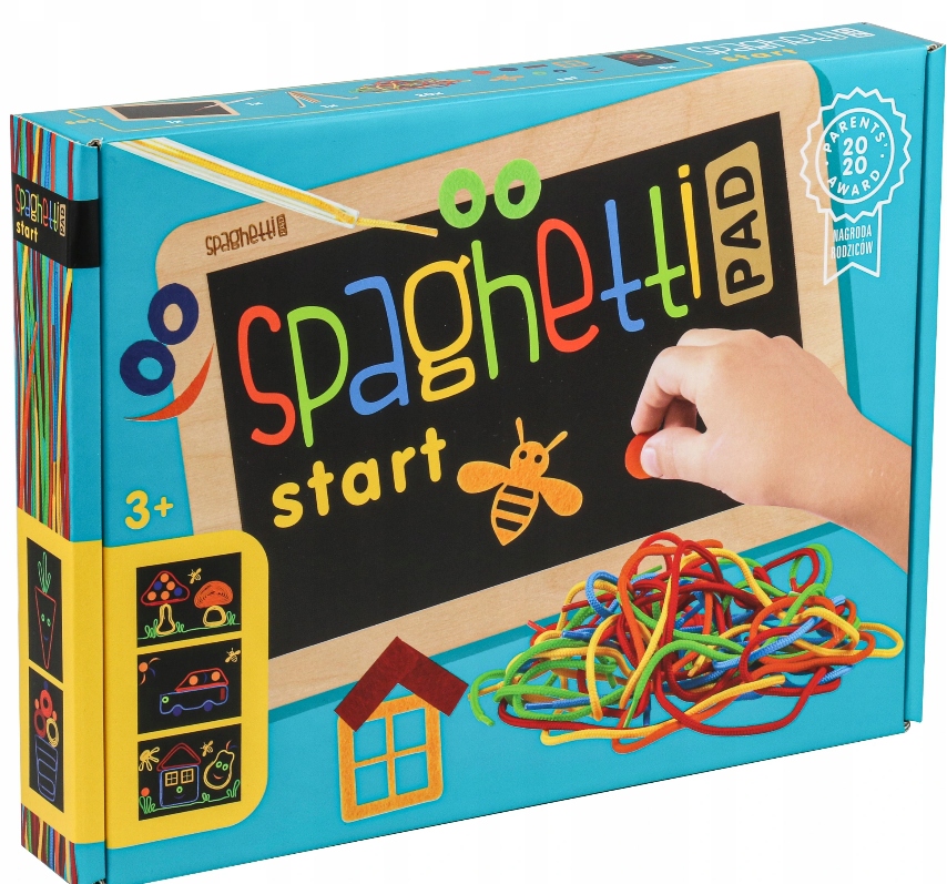 Tablica Spaghetti Start – Kreatywna zabawa i nauka dla dzieci