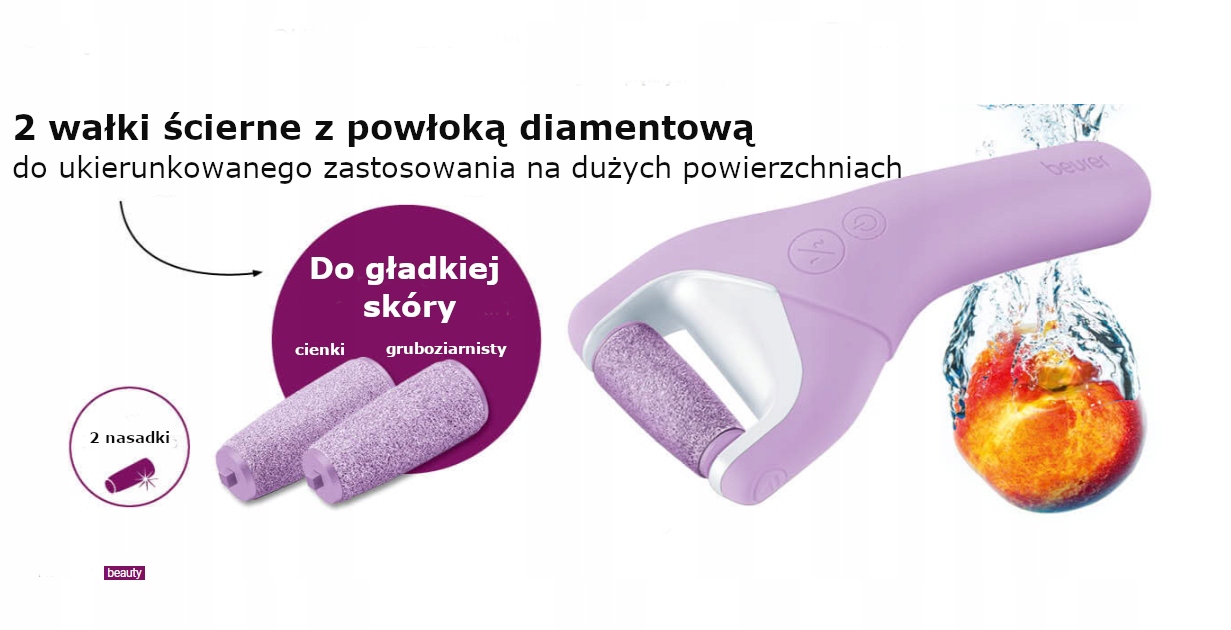 Precyzyjne usuwanie naskórka – Asymetryczne rolki dla lepszych efektów