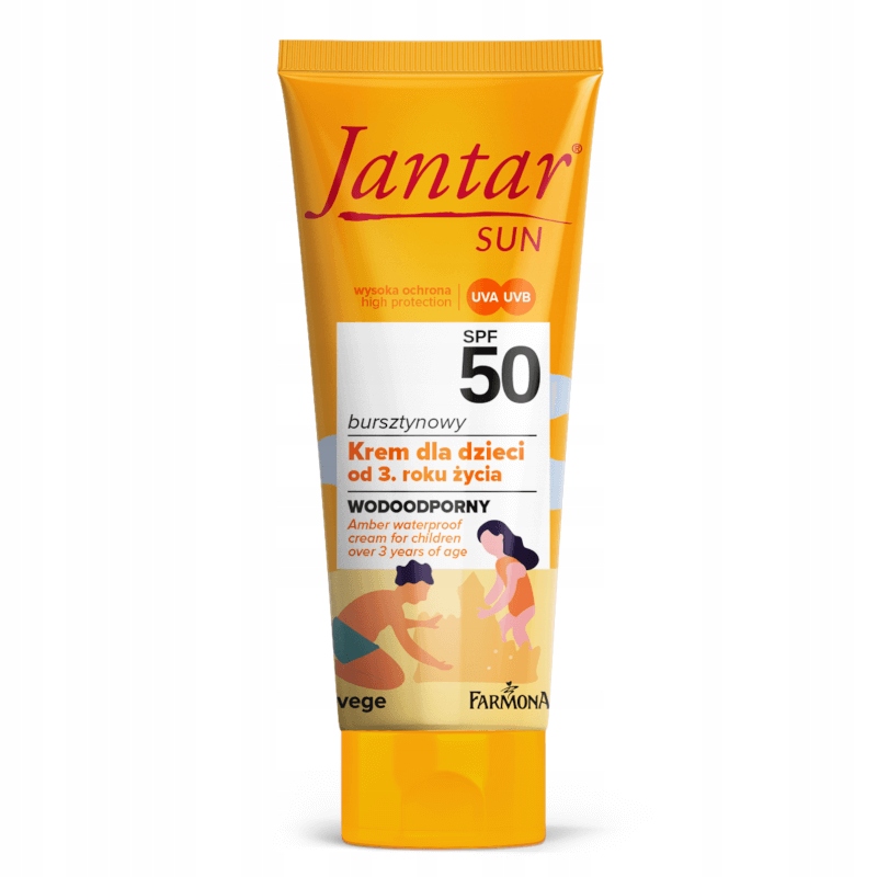 Farmona SUN Jantar Krem SPF 50 dla dzieci – Bezpieczna ochrona przed słońcem