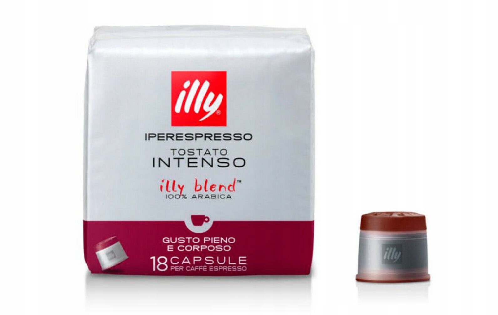 Kapsułki kawy Nespresso Iperespresso Tostato Intenso 18szt - Illy – Doskonały wybór dla miłośników kawy