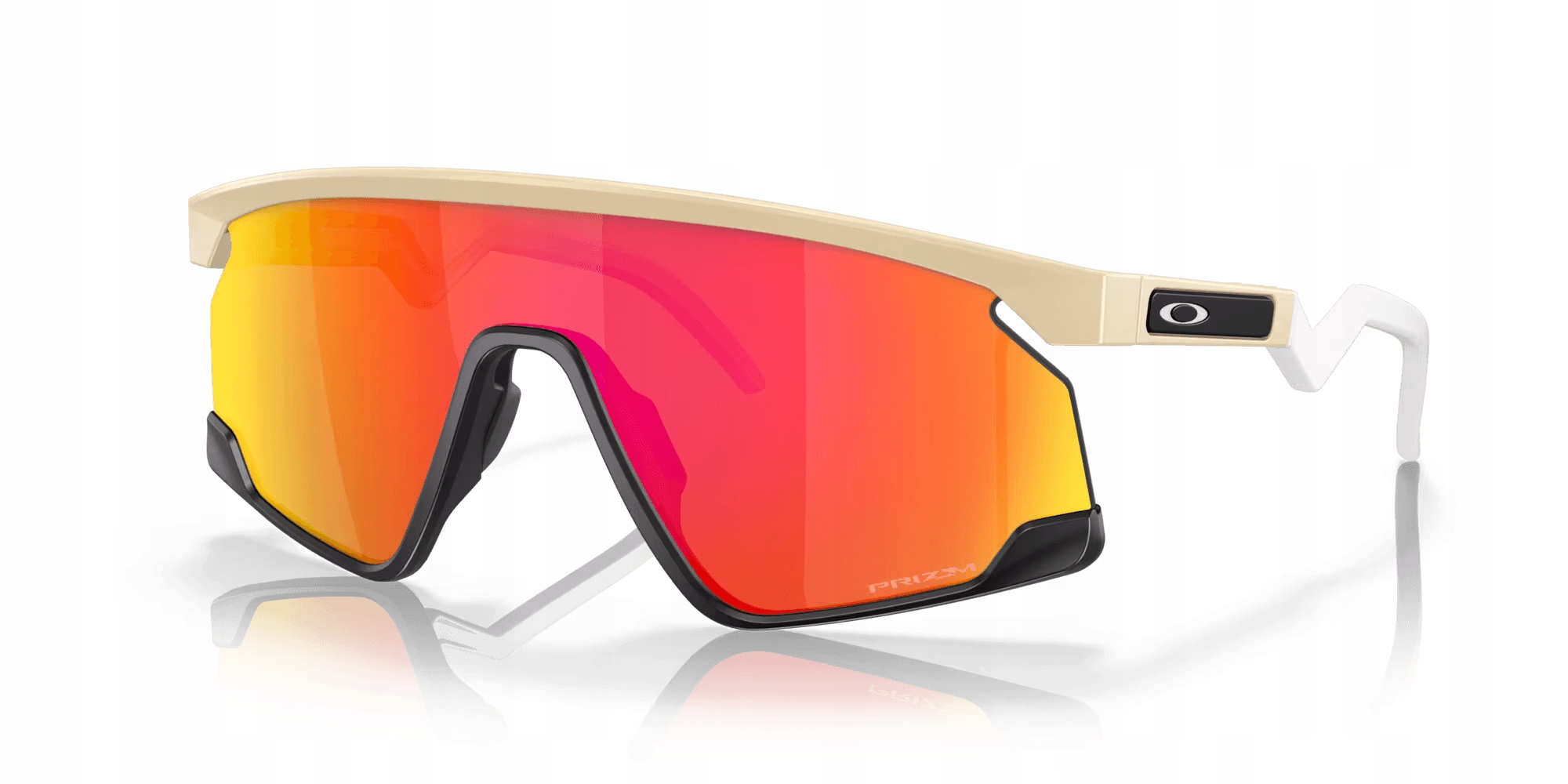 Okulary rowerowe Oakley BXTR - matte desert tan/prizm ruby
