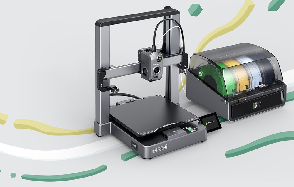 Creality Hi Combo – nowoczesna drukarka 3D z obsługą wielu kolorów - Szybkie przygotowanie do pracy