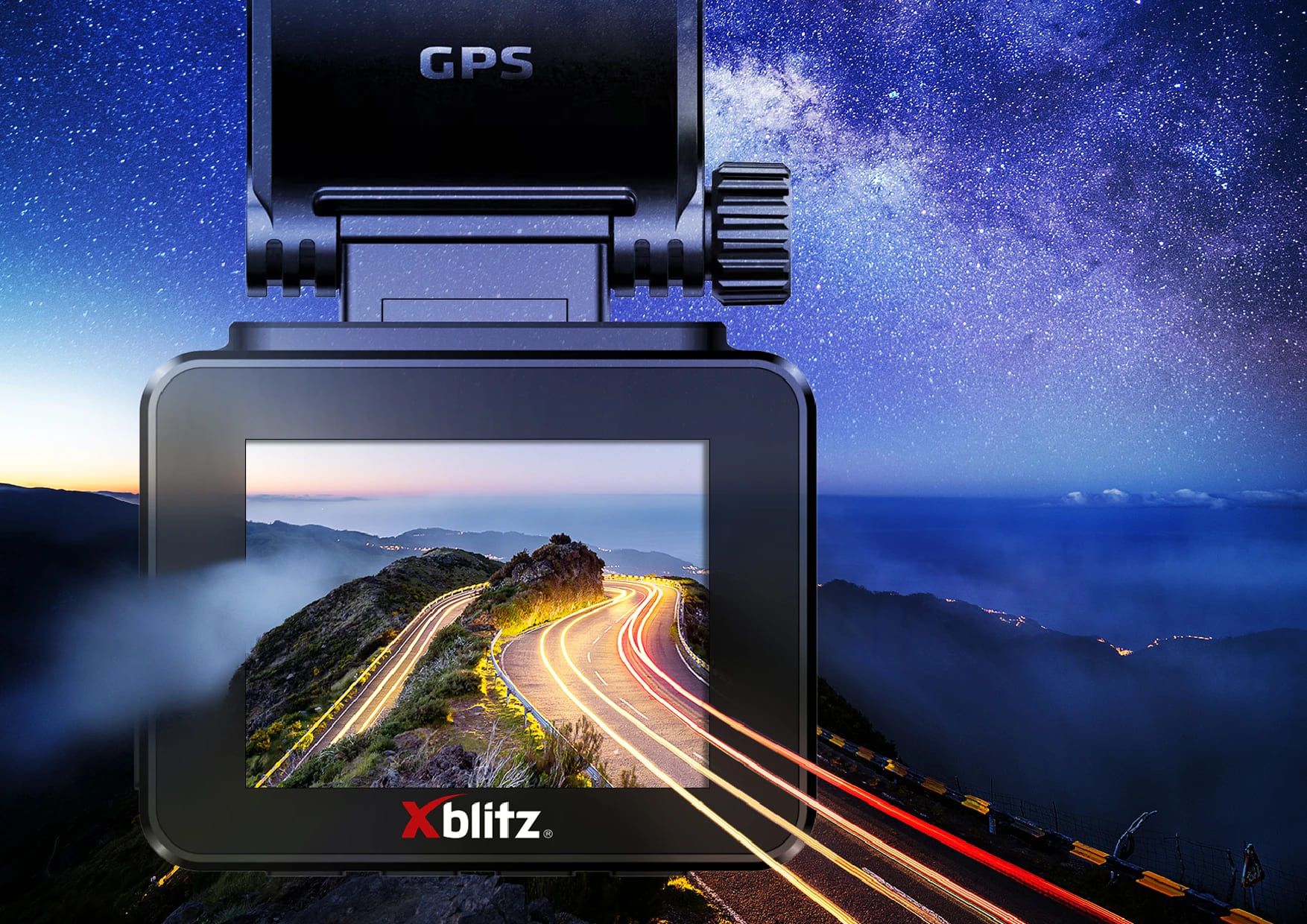 Kamera samochodowa z wbudowanym modułem gps Xblitz Black 4K