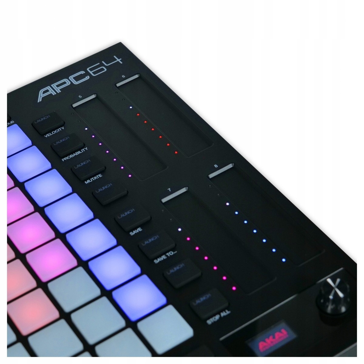 Zaawansowane funkcje sterowania z RGB pads i paskami dotykowymi