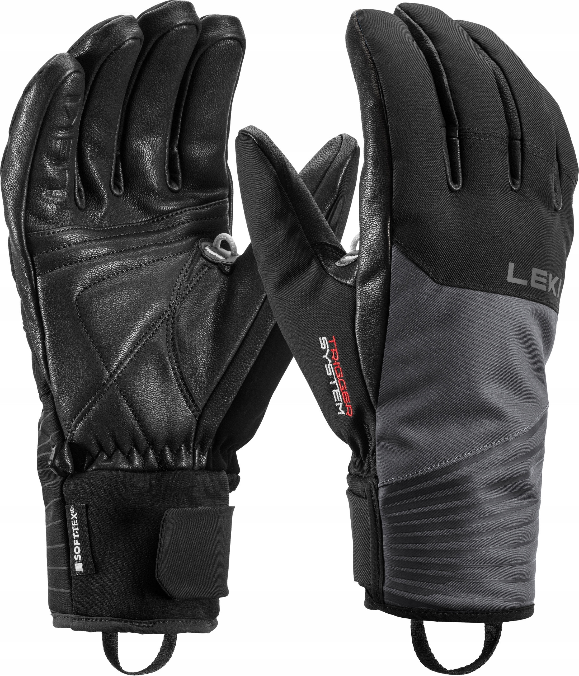 Rękawice LEKI SPARROW 3D black-graphite 9.0 – Komfort i ochrona w zimowych warunkach
