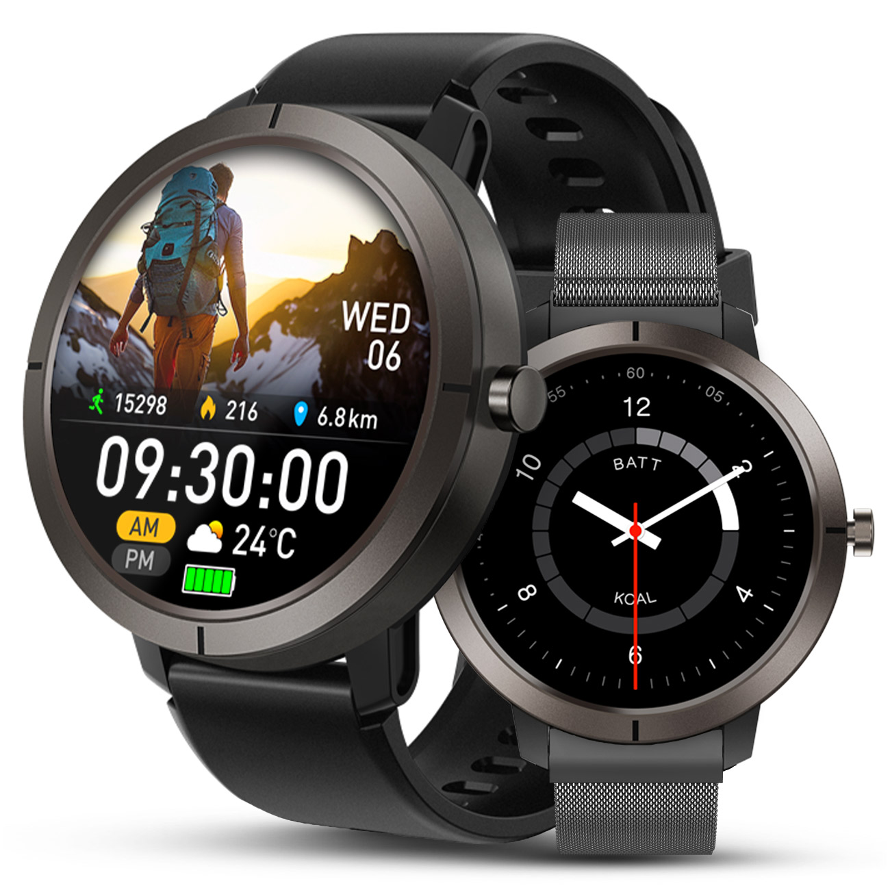 SMARTWATCH ZEGAREK Z GPS MENU PL ROZMOWY SPORT PULS IP68 SMART WATCH AMOLED – Twój idealny towarzysz aktywności