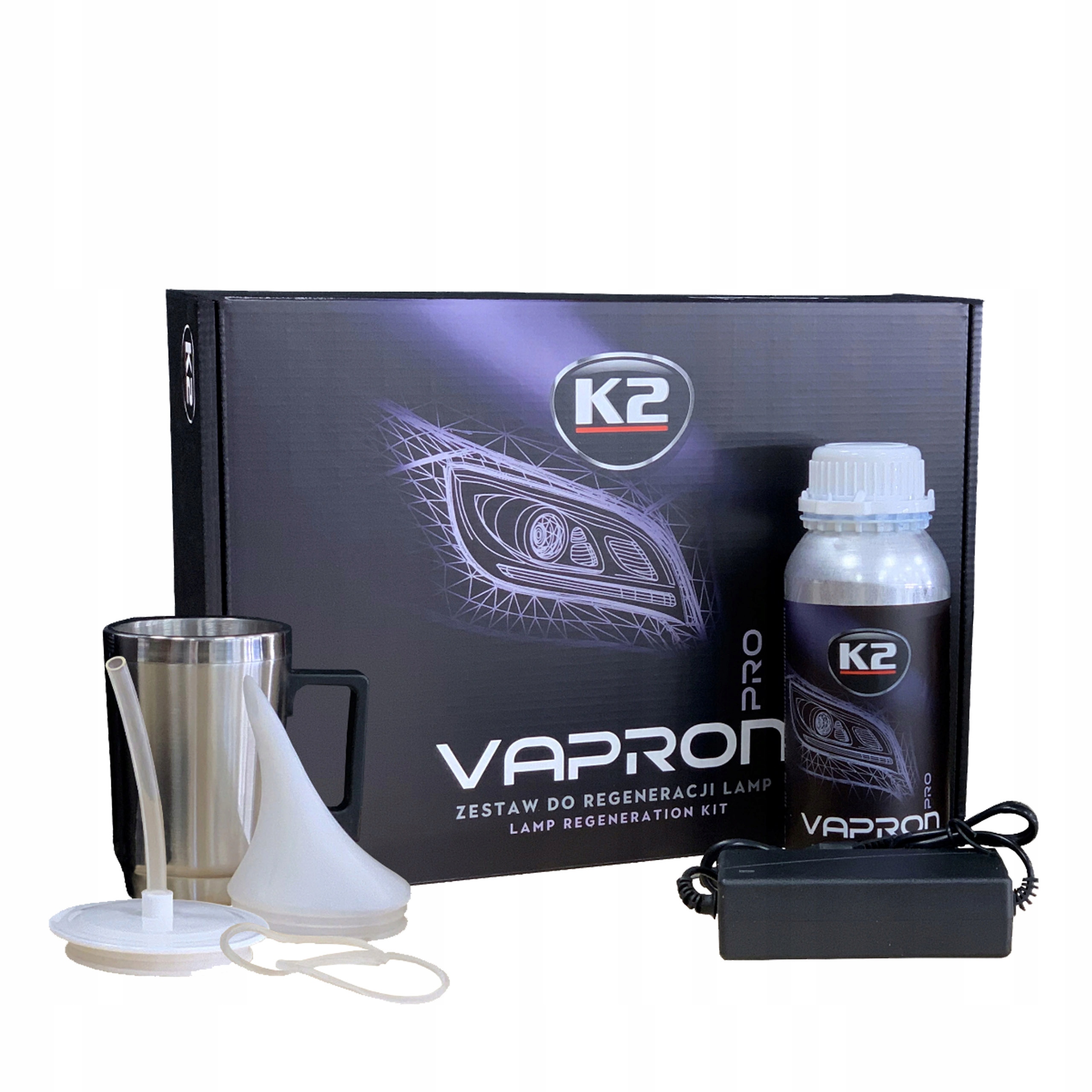 K2 Vapron – Zestaw do regeneracji reflektorów samochodowych